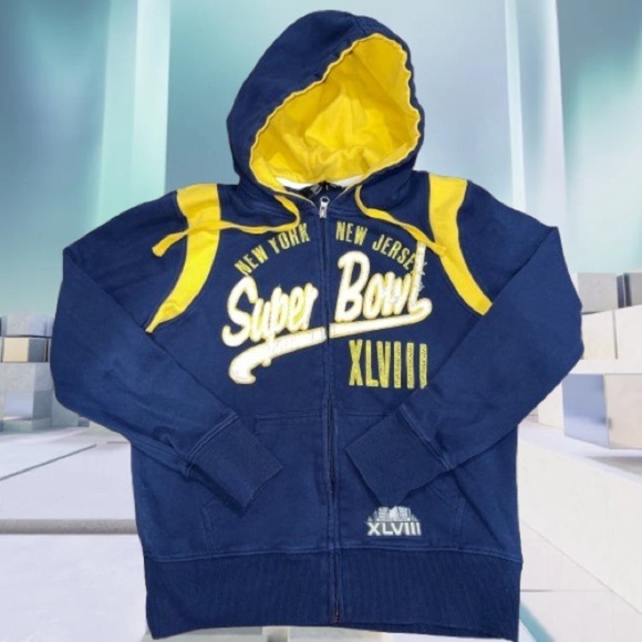 NFL Tops - Super Bowl XLVIII/48 Hoodie - NFL NY NJ Women’s L with defect in stitching